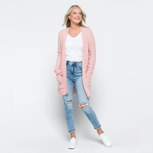 BB Dakota by Steve Madden Pink Cardigan